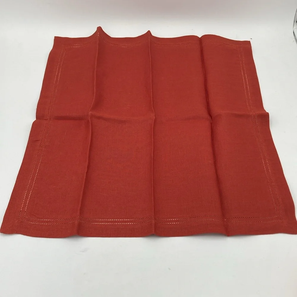 Williams Sonoma Hemstitched Linen Napkins